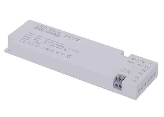 Motorista branco Power Supply 8A 100W do diodo emissor de luz de 12V Constant Voltage para a luz de Carbinet