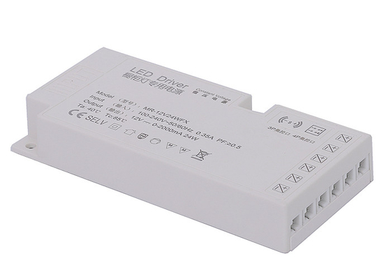 Fonte de alimentação Constant Voltage do diodo emissor de luz da tira 24W do diodo emissor de luz de DC12V 2A com tomada UE/USA
