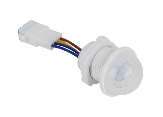 Revestimento branco humano do interruptor da luz 40W 60Hz do sensor do diodo emissor de luz IR do movimento