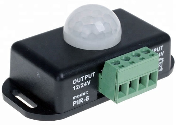 Módulo 12V 24V do diodo emissor de luz PIR Motion Sensor Switches Mini ajustável