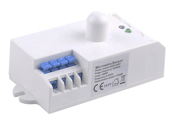 Detector ultrassônico 5.8GHz do radar de micro-ondas do interruptor do sensor de movimento da C.A. 110V 220V