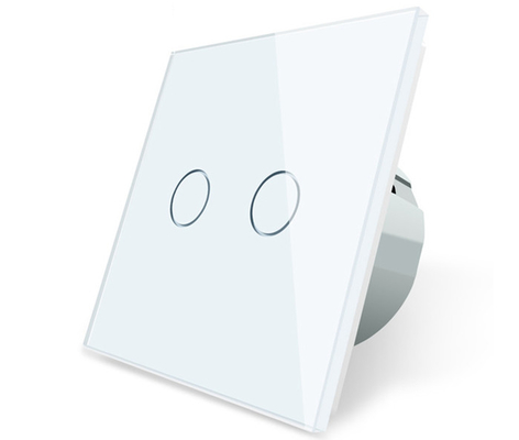 Distância de vidro moderada do furo do interruptor 220V 300W 60mm da parede do Smart Home da luz do toque